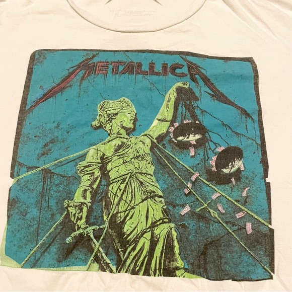 Metallica And Justice For All Men’s Tshirt Size XL - Picture 3 of 16